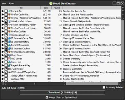 Moo0 DiskCleaner 1.19 Portable