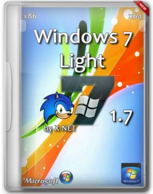 Windows 7 Ultimate SP1 - Light v.1.7 X-NET x86/64 (2013) [RUS]